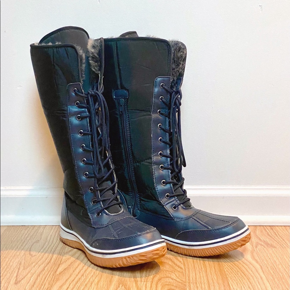 Knee-High Fur-lined Winter Boot
